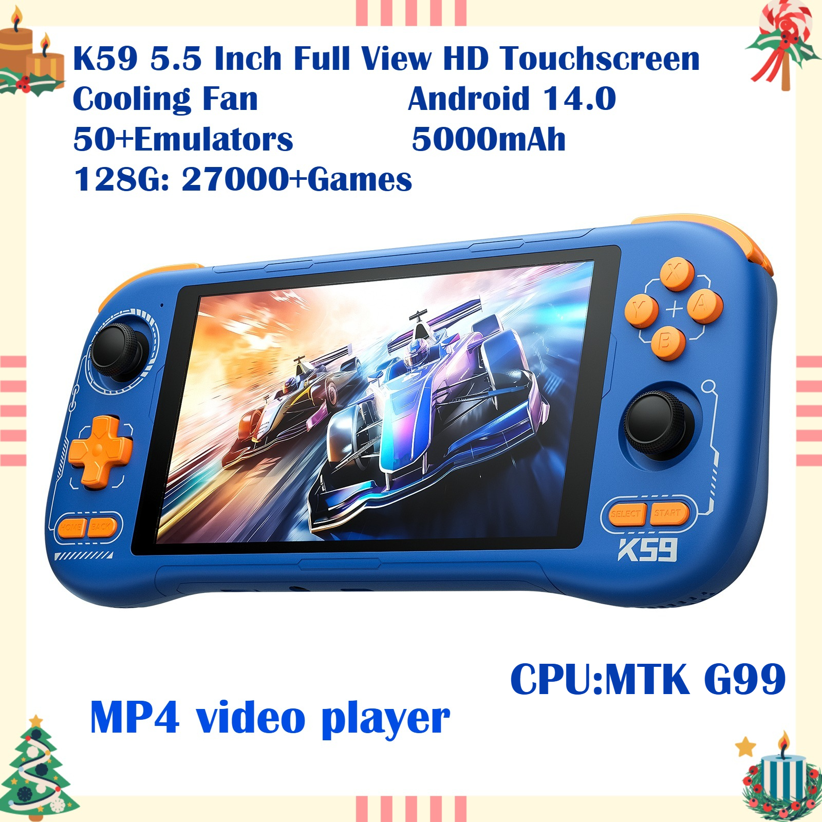 Retro Gaming Console Lego - K59 Pro Android 14 Handheld Game