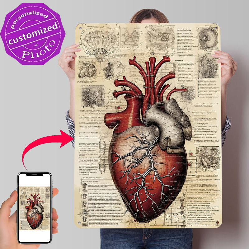 Retro Gaming At - Human Heart Medicine Tin Poster Wall