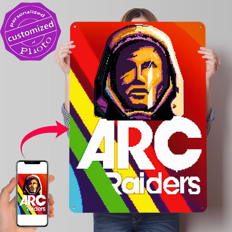 Retro Gaming At - ARC Raiders Art Metal Poster Wall