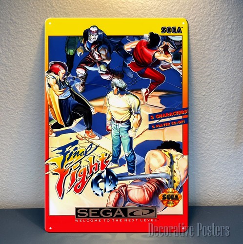 Retro Gaming Us - Final Fight Retro Video Game Metal