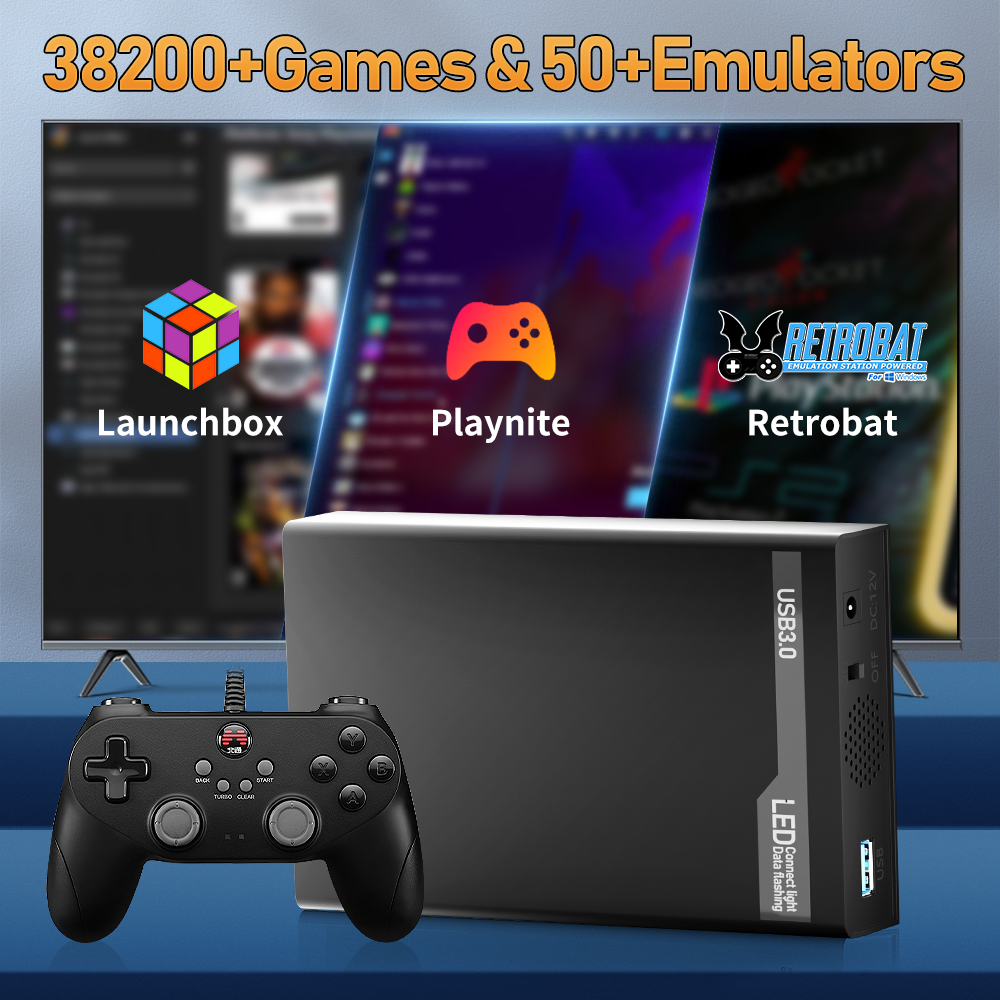 Retro Gaming Play Zone - 500G Retro Gaming HDD Video Game