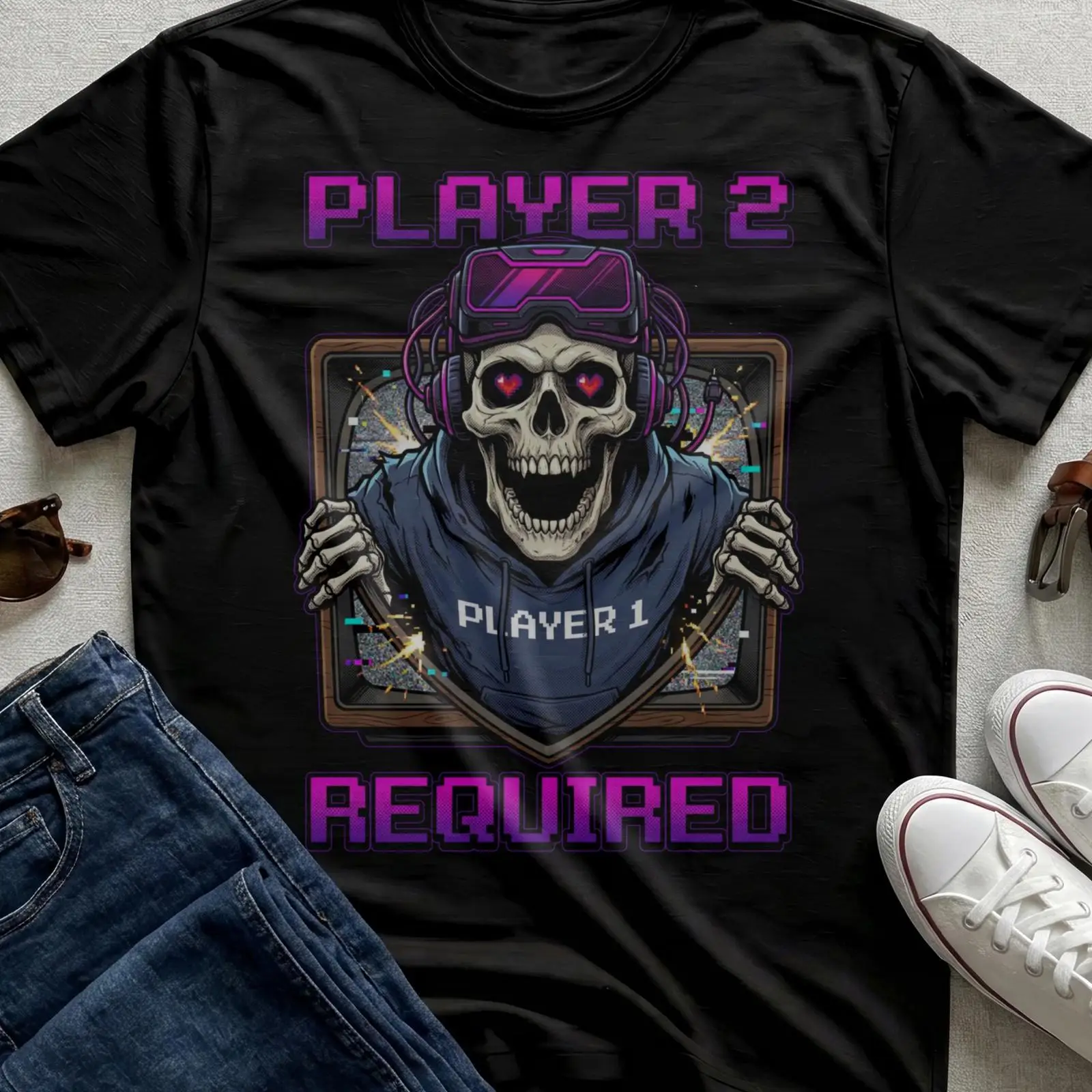 Retro Gaming In Vr - Player 2 Required Skeleton Gamer VR