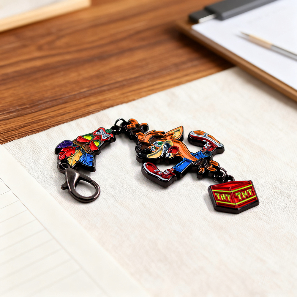 Classic Cartoon Character Keyc - Retro Gaming Keychain recensione e prezzo