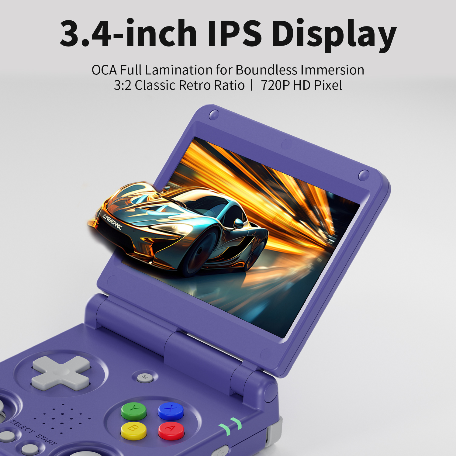 Anbernic RG34XXSP RG35XXSP Fli - Retro Gaming Console Lego recensione e prezzo