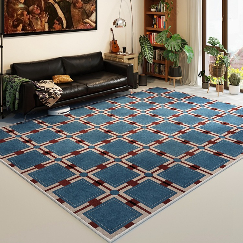 Retro Plaid Living Room Decora - Retro Gaming Rug recensione e prezzo