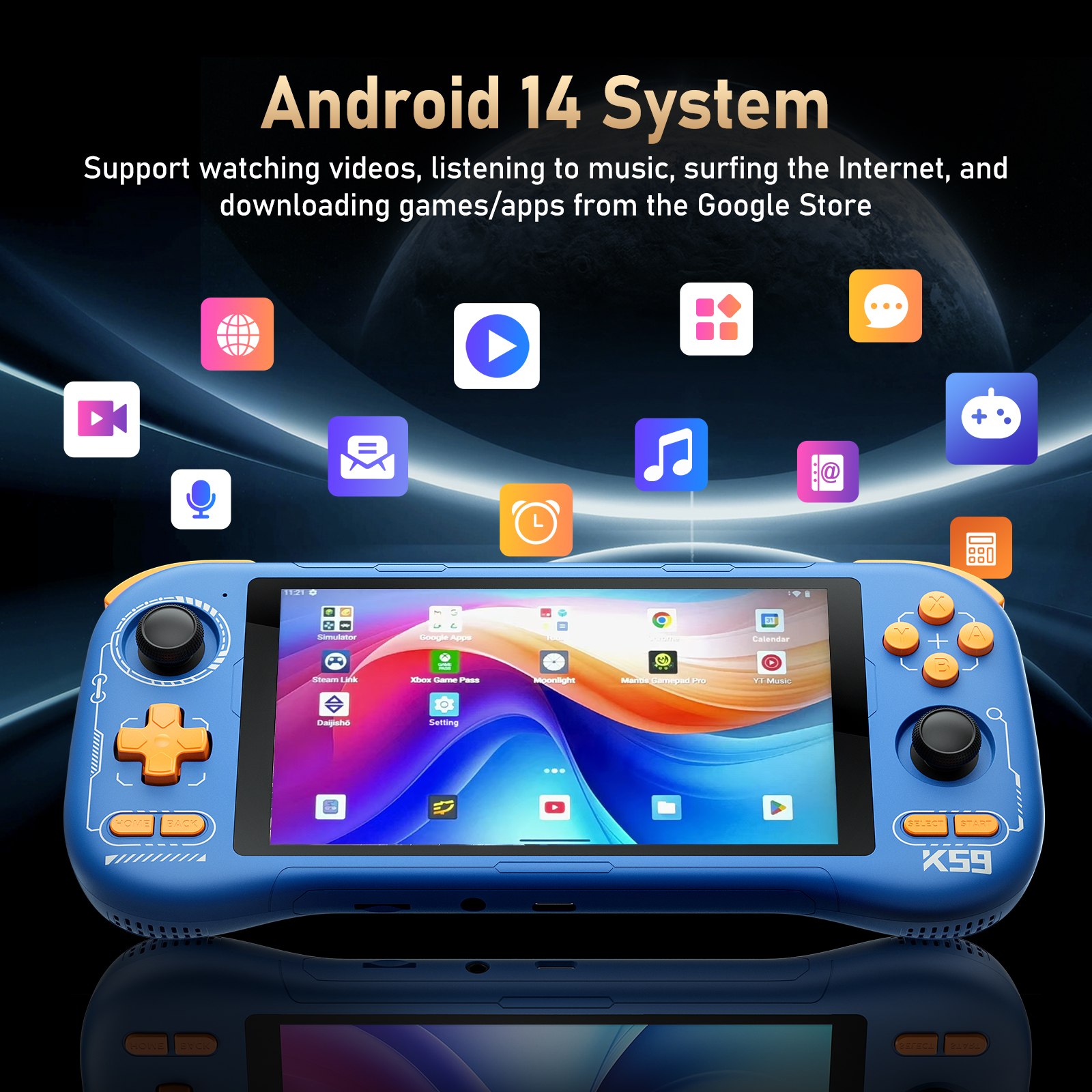 K59 Pro Android 14 Handheld Ga - Retro Gaming Console Lego recensione e prezzo