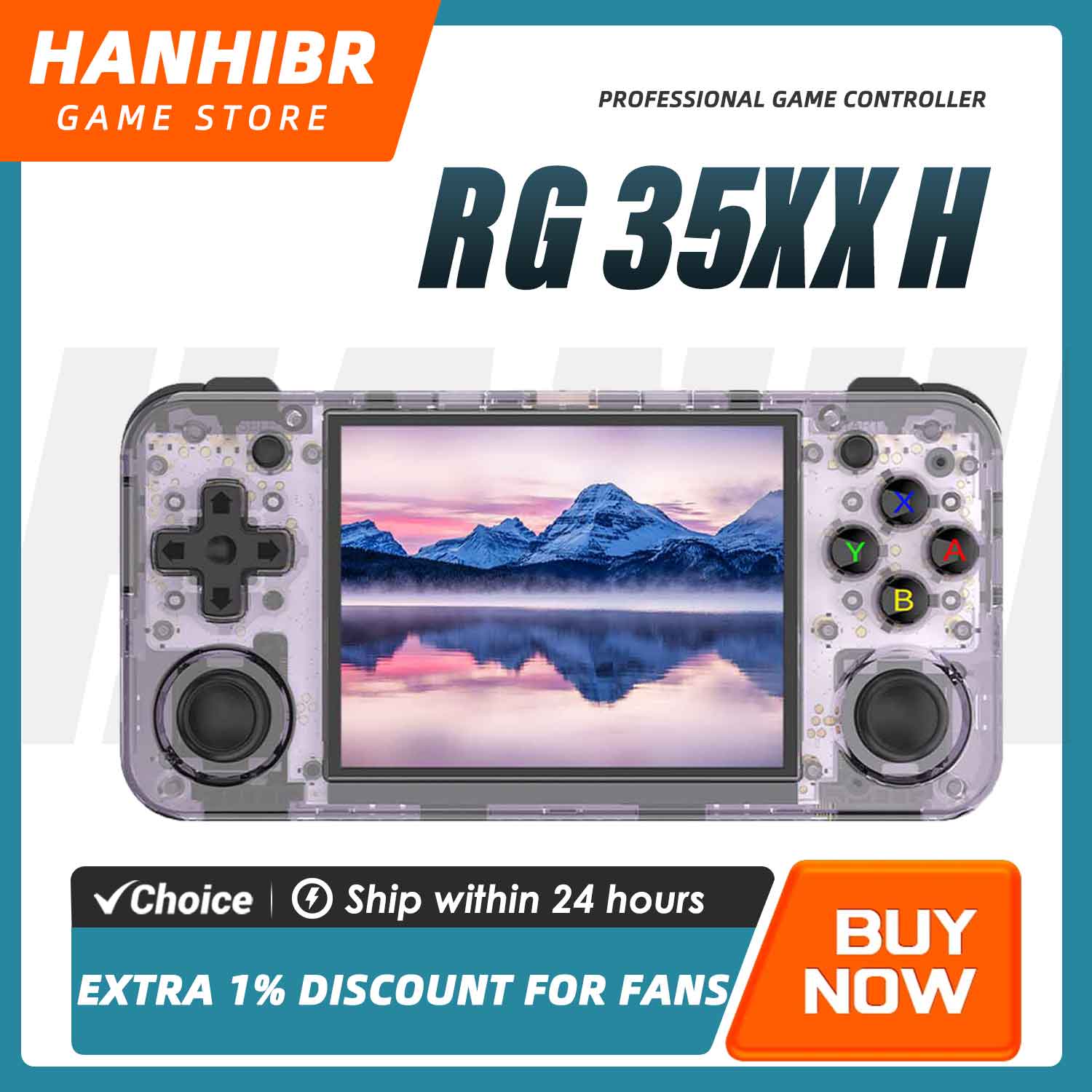 ANBERNIC RG35XX H Horizontal R - Retro Gaming Console Lego recensione e prezzo
