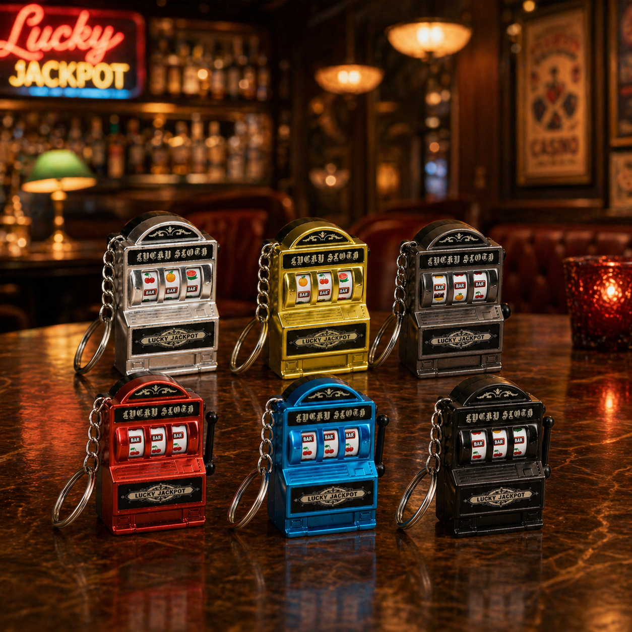 Retro Fruit Machine Keychain E - Retro Gaming Keychain recensione e prezzo