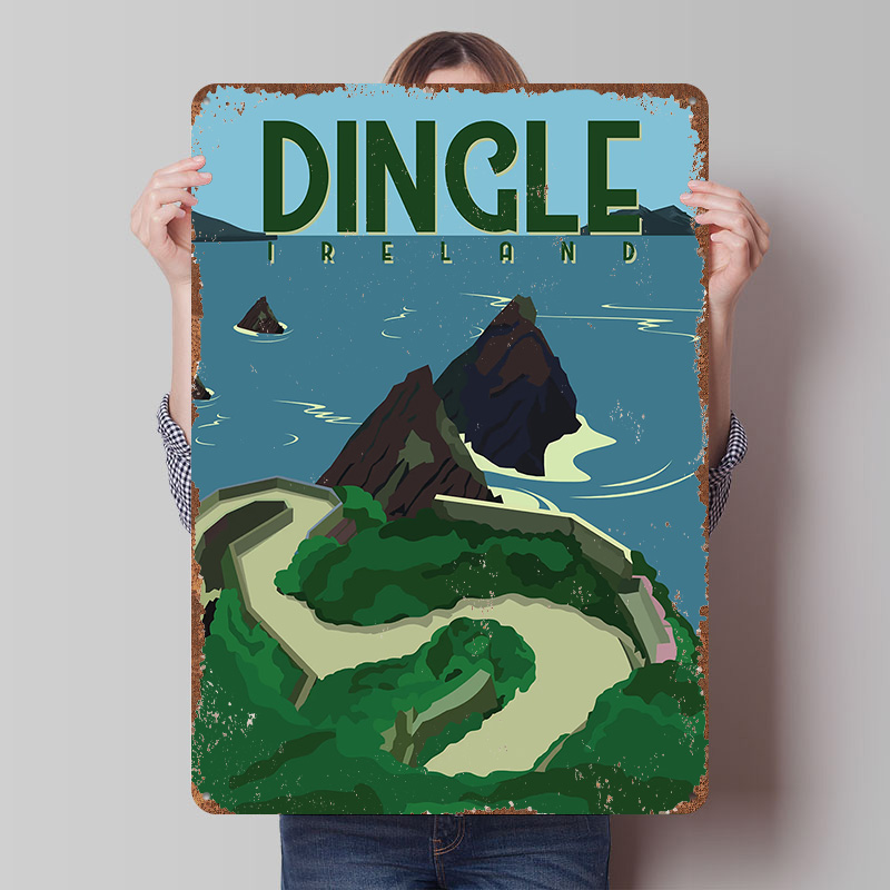 Dingle Ireland Travel Printed  - Retro Gaming Ireland recensione e prezzo