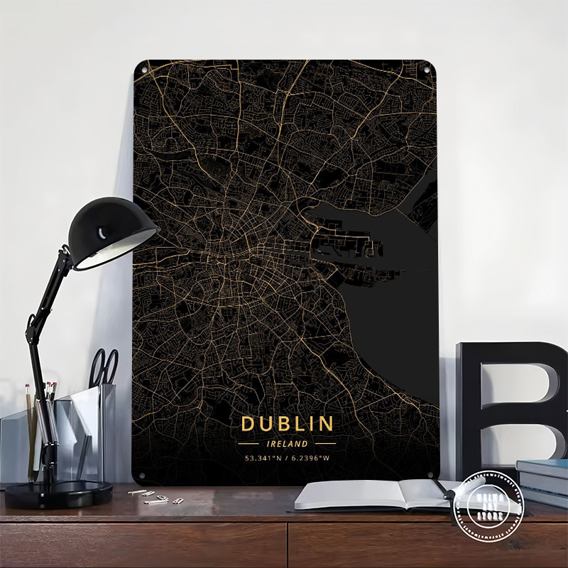 Dublin Ireland Poster Wall Art - Retro Gaming Ireland recensione e prezzo
