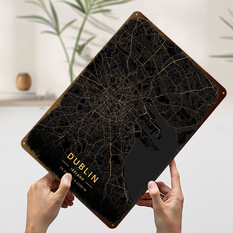 Dublin Ireland Poster Wall Art - Retro Gaming Ireland recensione e prezzo