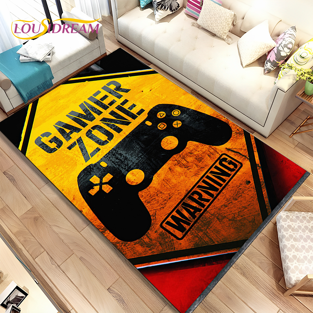 Cartoon Game Gamer Gamepad Rug - Retro Gaming Rug recensione e prezzo
