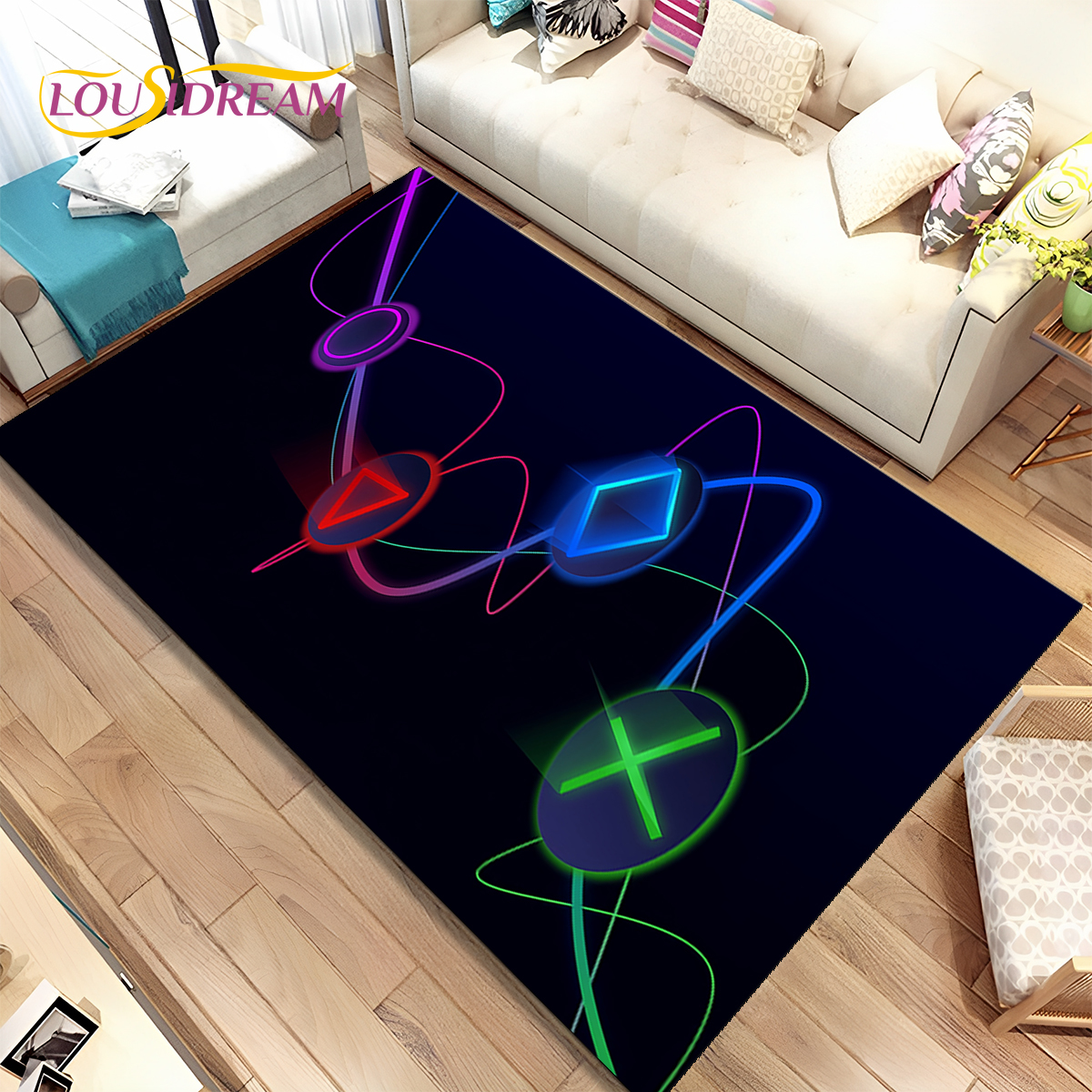 Cartoon Game Gamer Gamepad Rug - Retro Gaming Rug recensione e prezzo