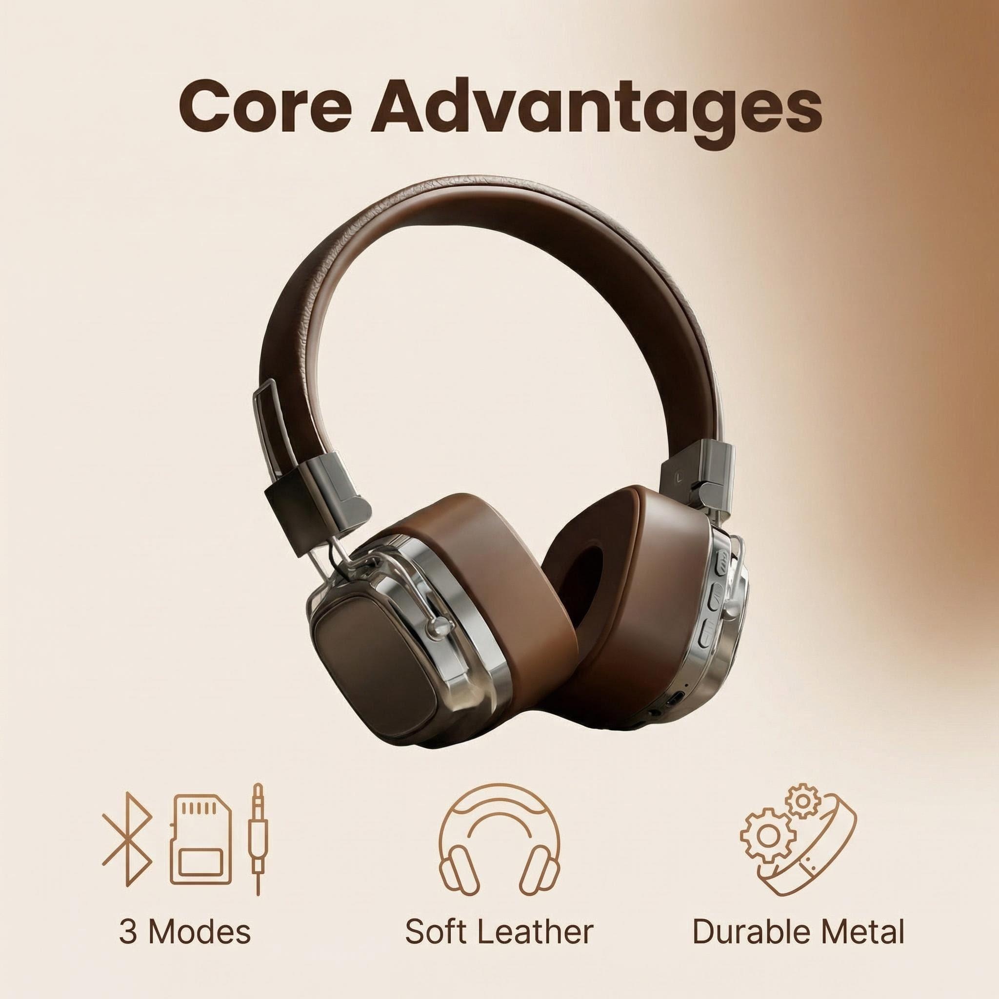Retro Leather Over-ear Headpho - Retro Gaming Phone recensione e prezzo