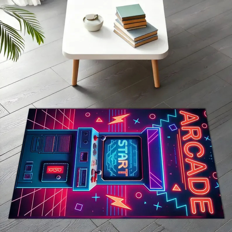 VIKAMA Retro Gamer Rug Arcade  - Retro Gaming Rug recensione e prezzo