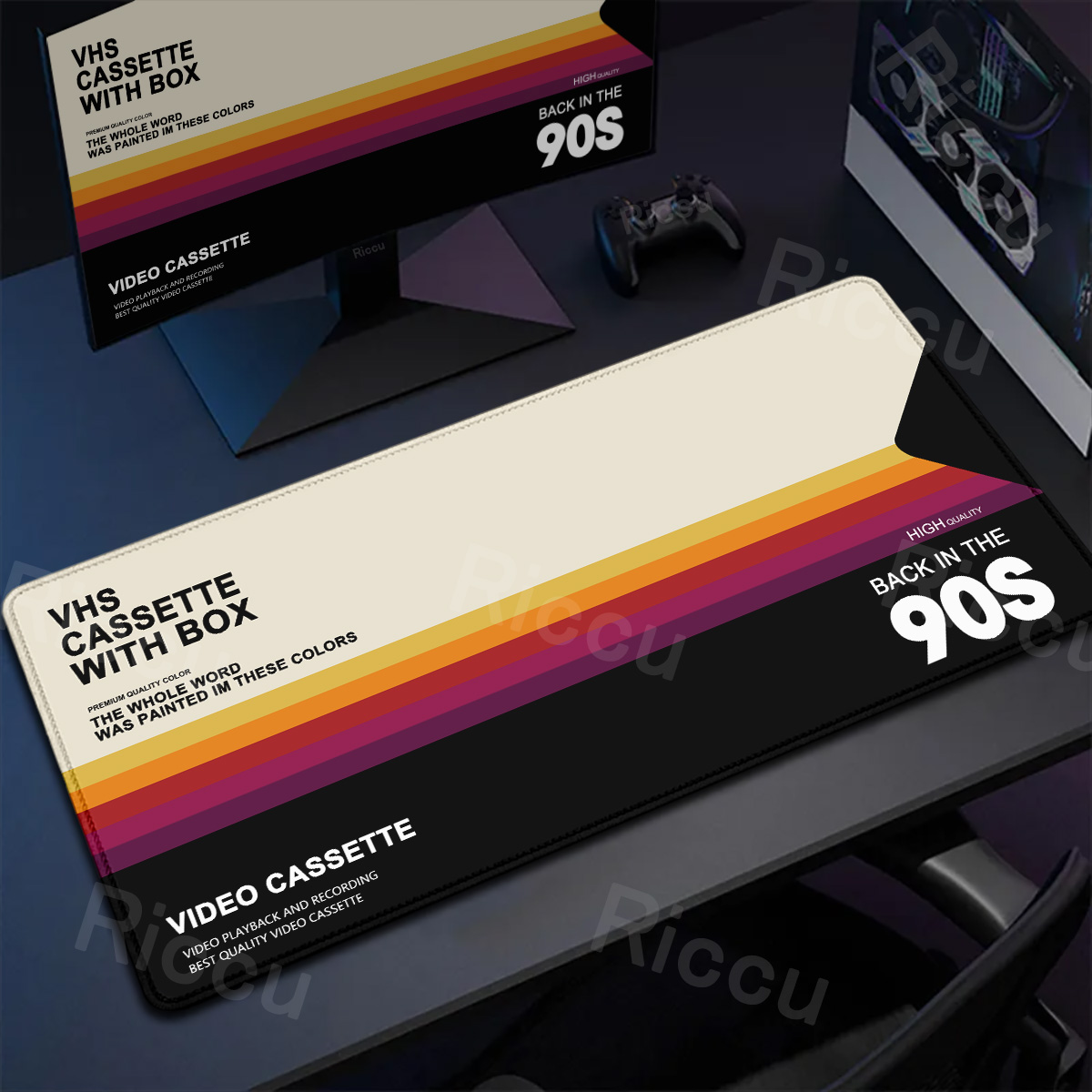 Retro VHS Style Mouse Pad Xxl  - Retro Gaming Rug recensione e prezzo