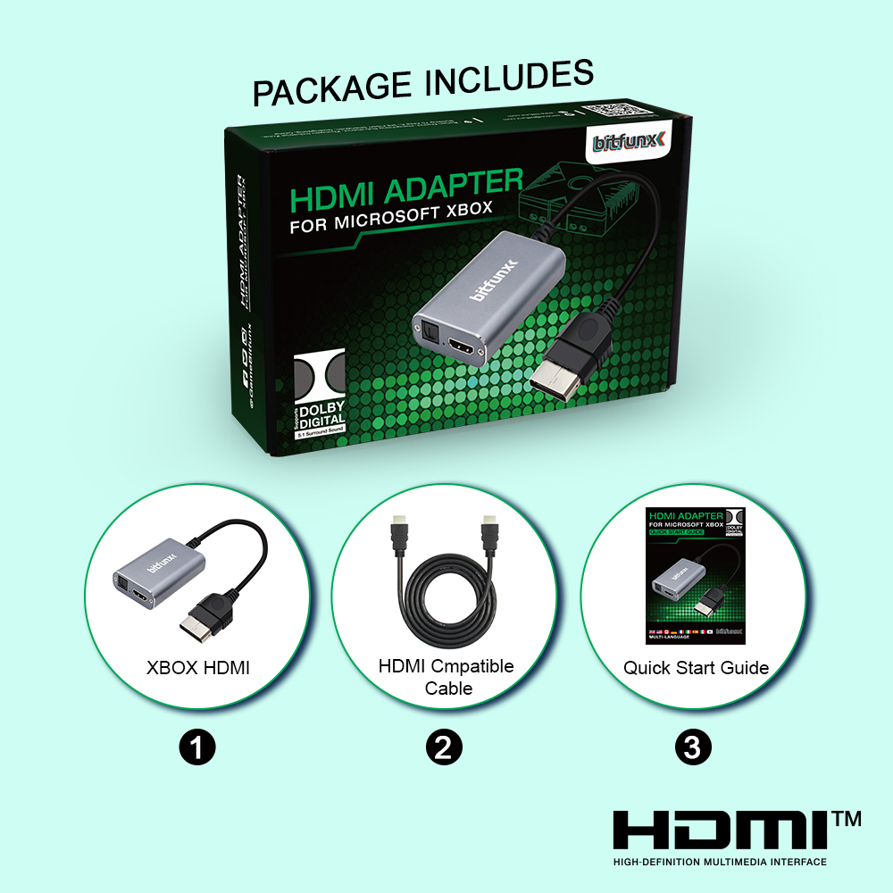Bitfunx HDMI™ Adapter for XBOX - Retro Gaming Play Zone recensione e prezzo