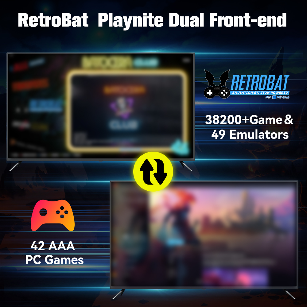 Retrobat＆Playnite System HDD R - Retro Gaming Emulator Console recensione e prezzo