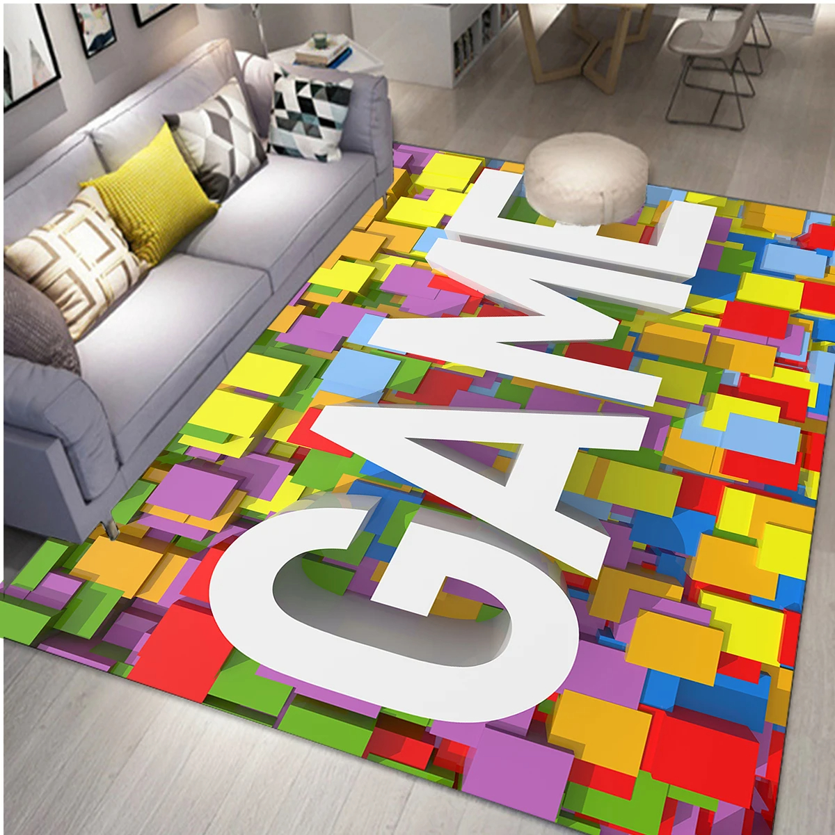 Gaming Area Rug for Kids Boy B - Retro Gaming Rug recensione e prezzo