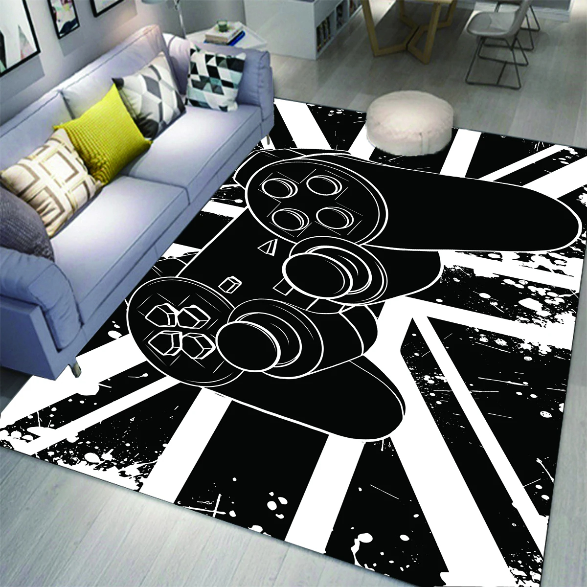 Gaming Area Rug for Kids Boy B - Retro Gaming Rug recensione e prezzo