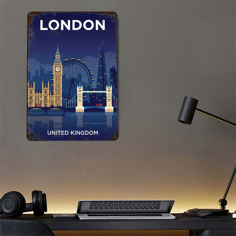 London Skyline At Night Poster - Retro Gaming At recensione e prezzo