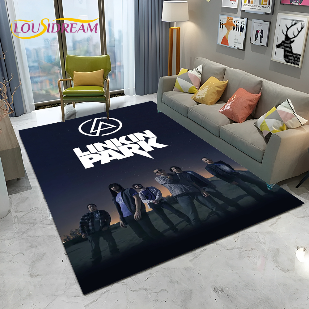 3D Retro Rock Band L-Linkin Pa - Retro Gaming Rug recensione e prezzo
