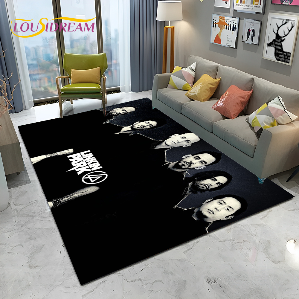 3D Retro Rock Band L-Linkin Pa - Retro Gaming Rug recensione e prezzo