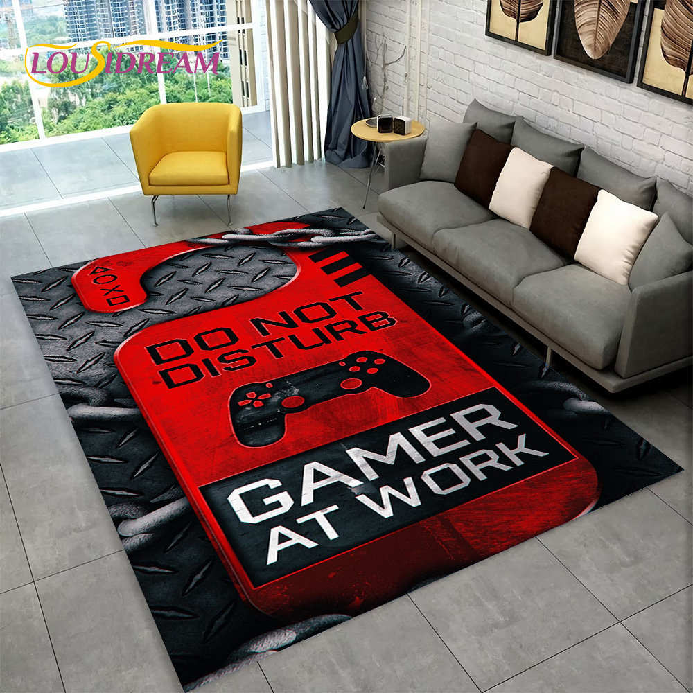 3D Cartoon Game Gamer Gamepad  - Retro Gaming Rug recensione e prezzo