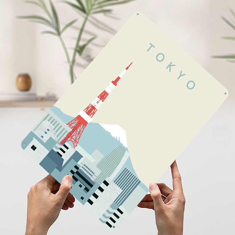 Tokyo Poster Retro 3D Printed  - Retro Gaming At recensione e prezzo