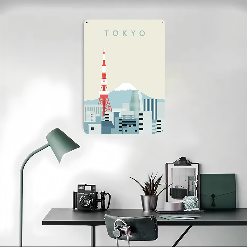 Tokyo Poster Retro 3D Printed  - Retro Gaming At recensione e prezzo