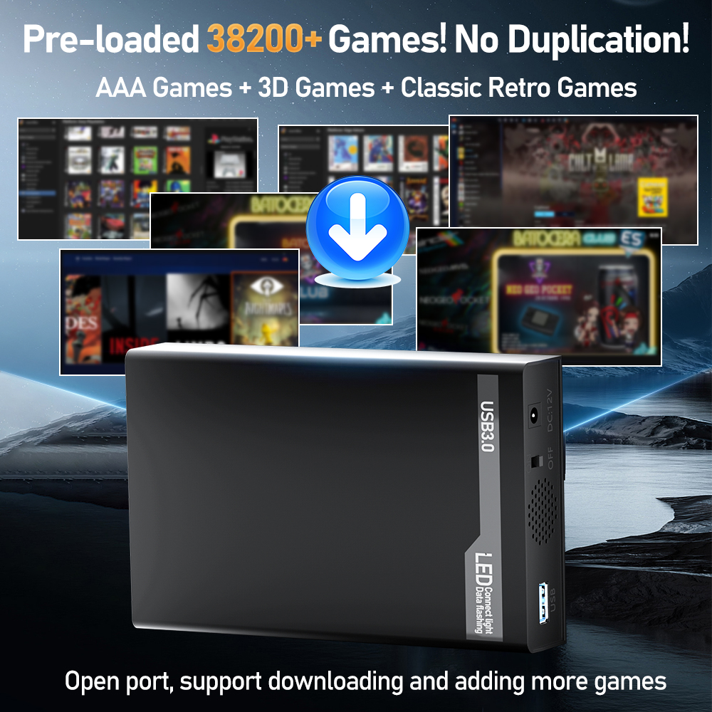 500G Retro Gaming HDD Video Ga - Retro Gaming Play Zone recensione e prezzo