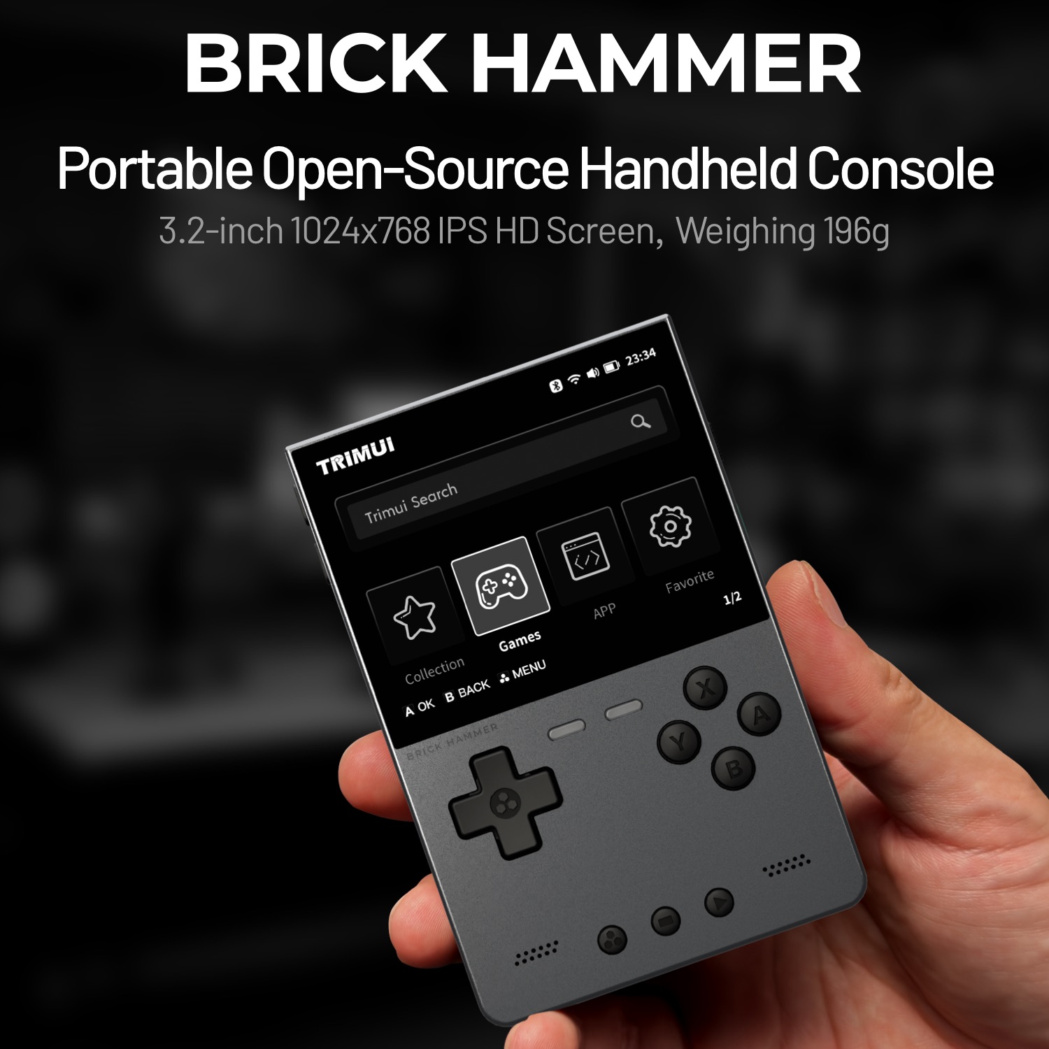 TRIMUI BRICK HAMMER Retro Hand - Retro Gaming Phone recensione e prezzo