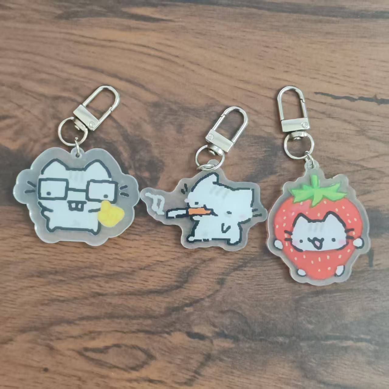 2d Flat Pixel Cat Keychain - G - Retro Gaming Keychain recensione e prezzo