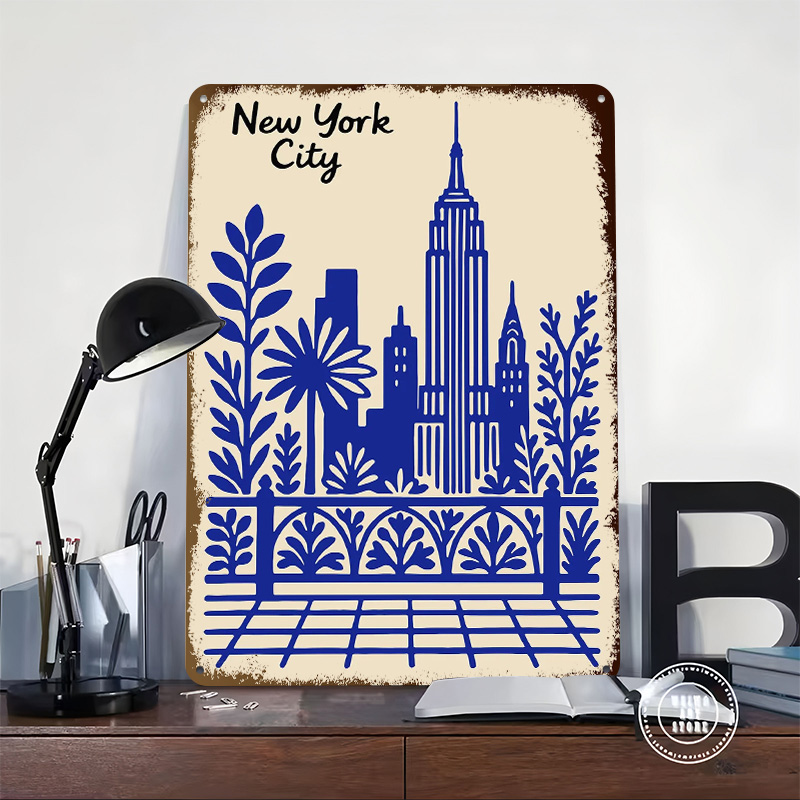 New York City Blue Poster Cust - Retro Gaming At recensione e prezzo