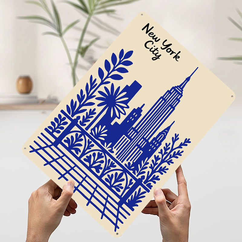 New York City Blue Poster Cust - Retro Gaming At recensione e prezzo