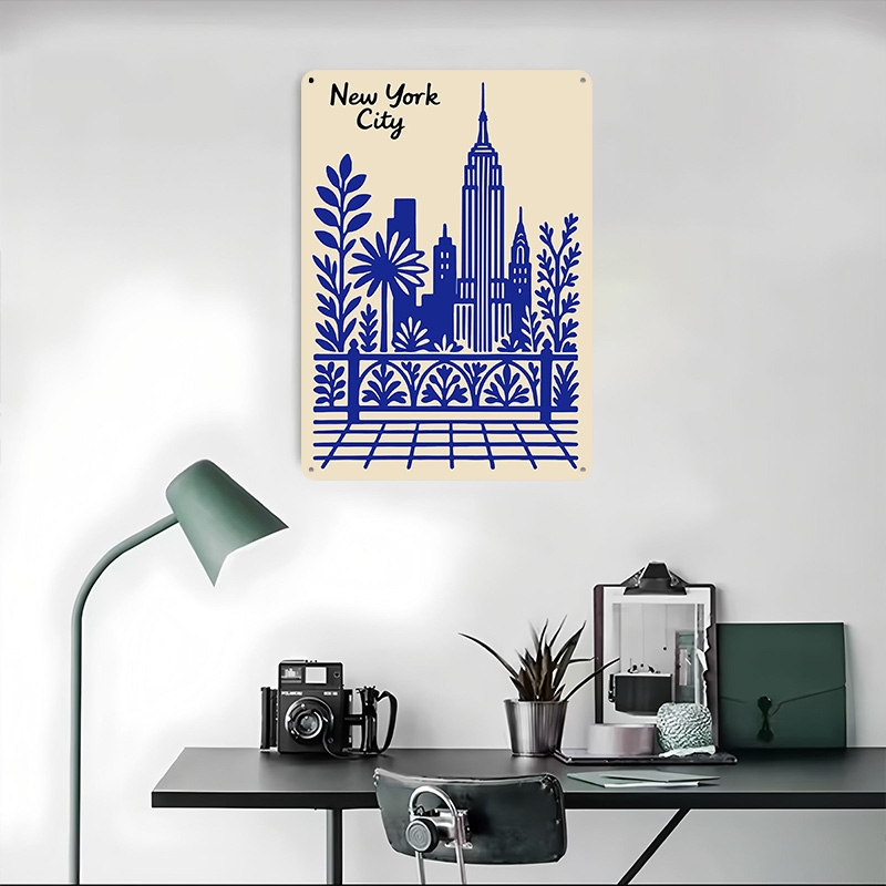 New York City Blue Poster Cust - Retro Gaming At recensione e prezzo