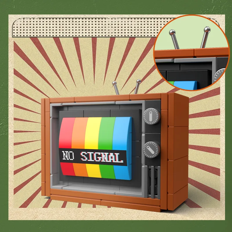 Retro DIY Building Blocks TV R - Retro Gaming Fun recensione e prezzo