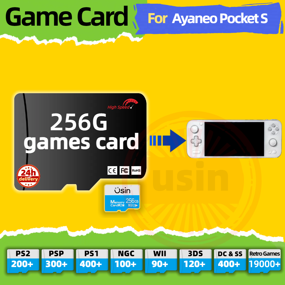 Game Card For Ayaneo Pocket S  - Gaming Retro Arcade recensione e prezzo