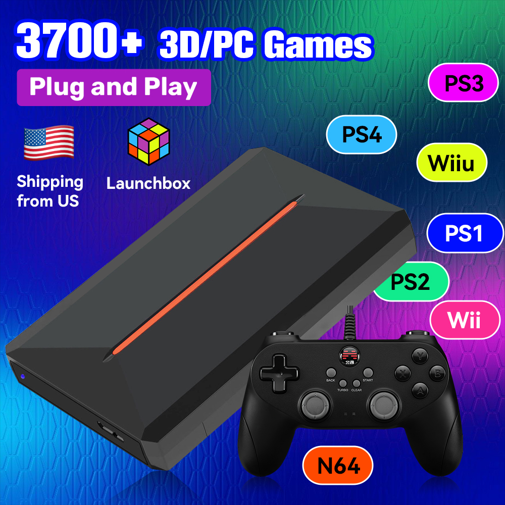 Launchbox OS 500GB Portable Ga - Retro Gaming Emulator Console recensione e prezzo