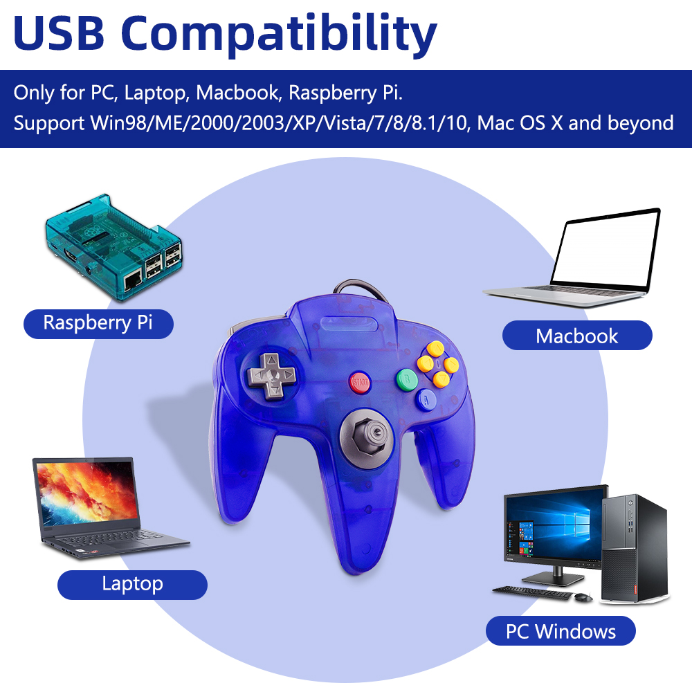 N64 Controller Classic USB Wir - Retro Gaming Emulator Console recensione e prezzo