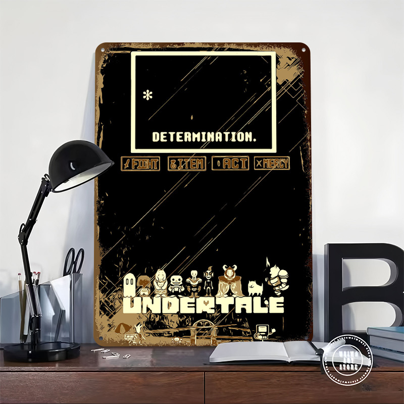 Undertale Metal Poster Custom  - Retro Gaming At recensione e prezzo