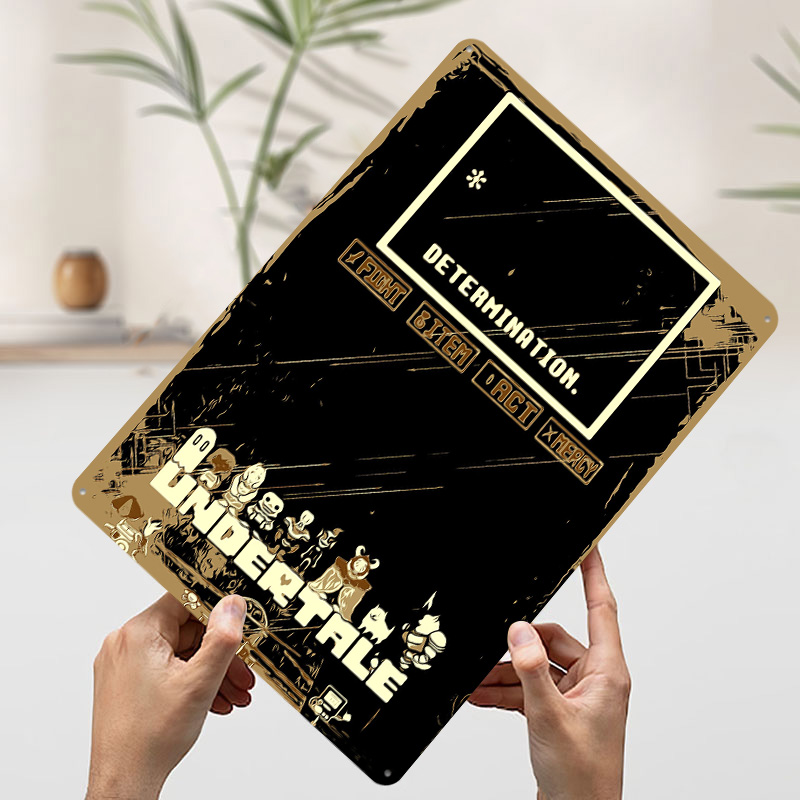 Undertale Metal Poster Custom  - Retro Gaming At recensione e prezzo