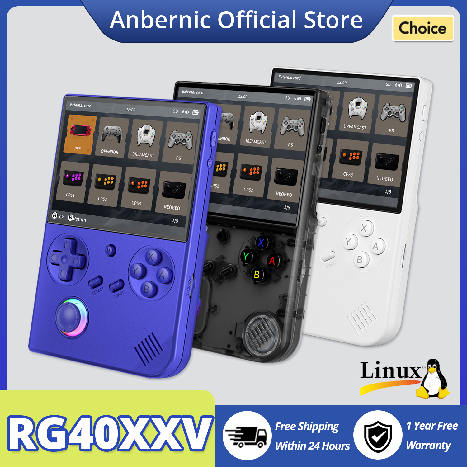 ANBERNIC RG40XX V Handheld Gam - Retro Gaming Console Lego recensione e prezzo