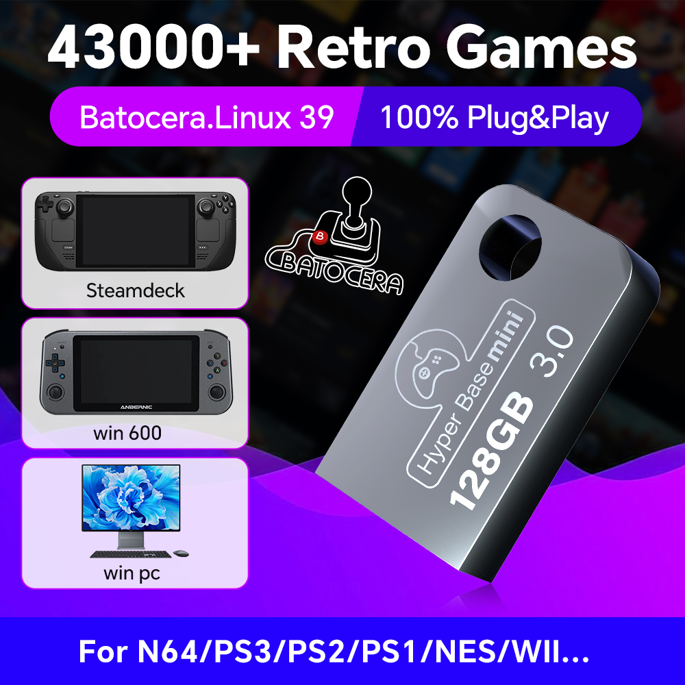 Batocera 128G USB Flash Drive  - Retro Gaming Emulator Console recensione e prezzo