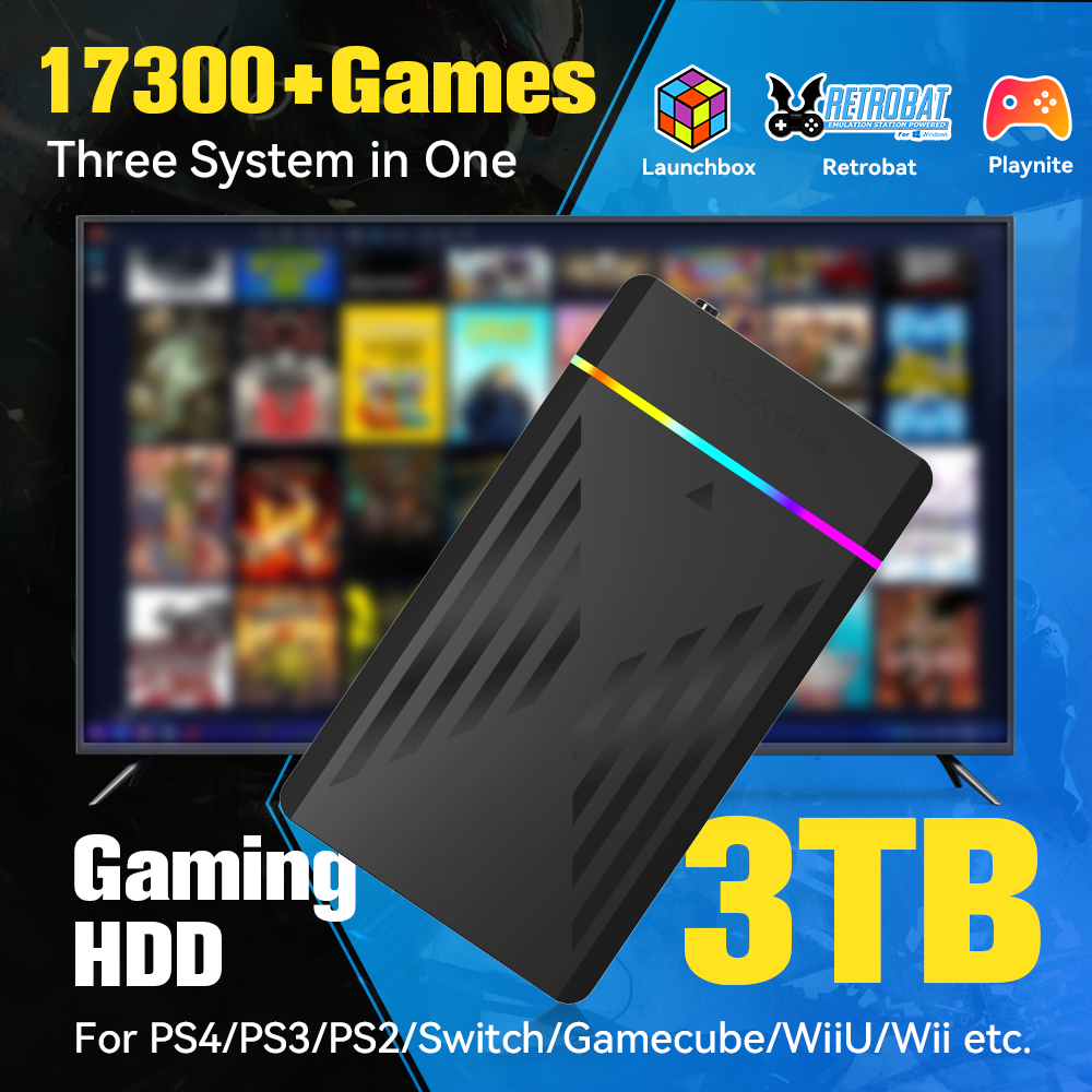 3TB Portable Gaming HDD Launch - Retro Gaming Play Zone recensione e prezzo