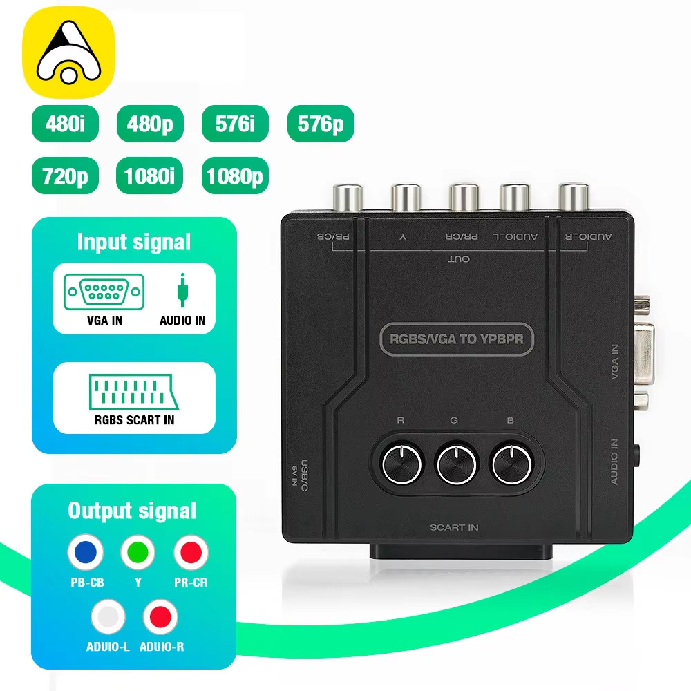 RGBS VGA to YPBPR Component Co - Retro Gaming Fun recensione e prezzo